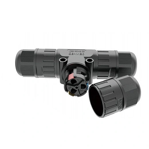 M20 T type waterproof connector open view