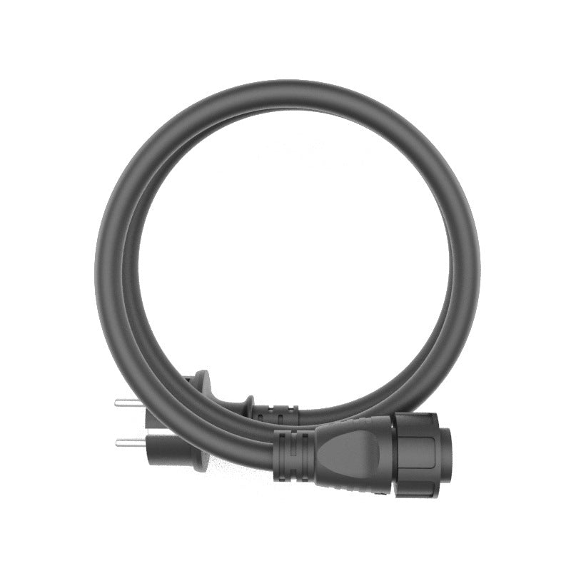 M25 to EU plug power cable front view
