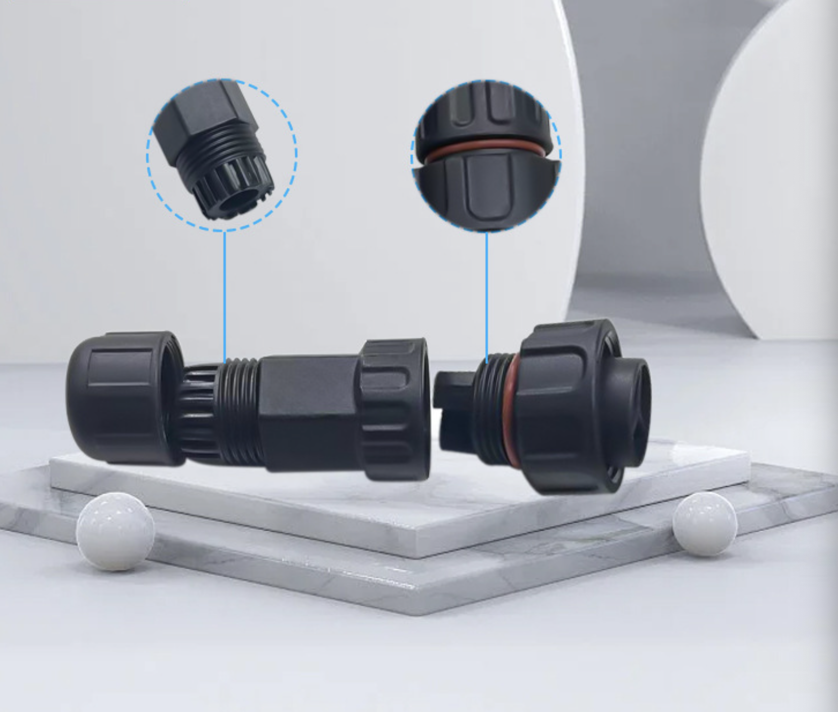 M25 IP68 inverter cable connector
