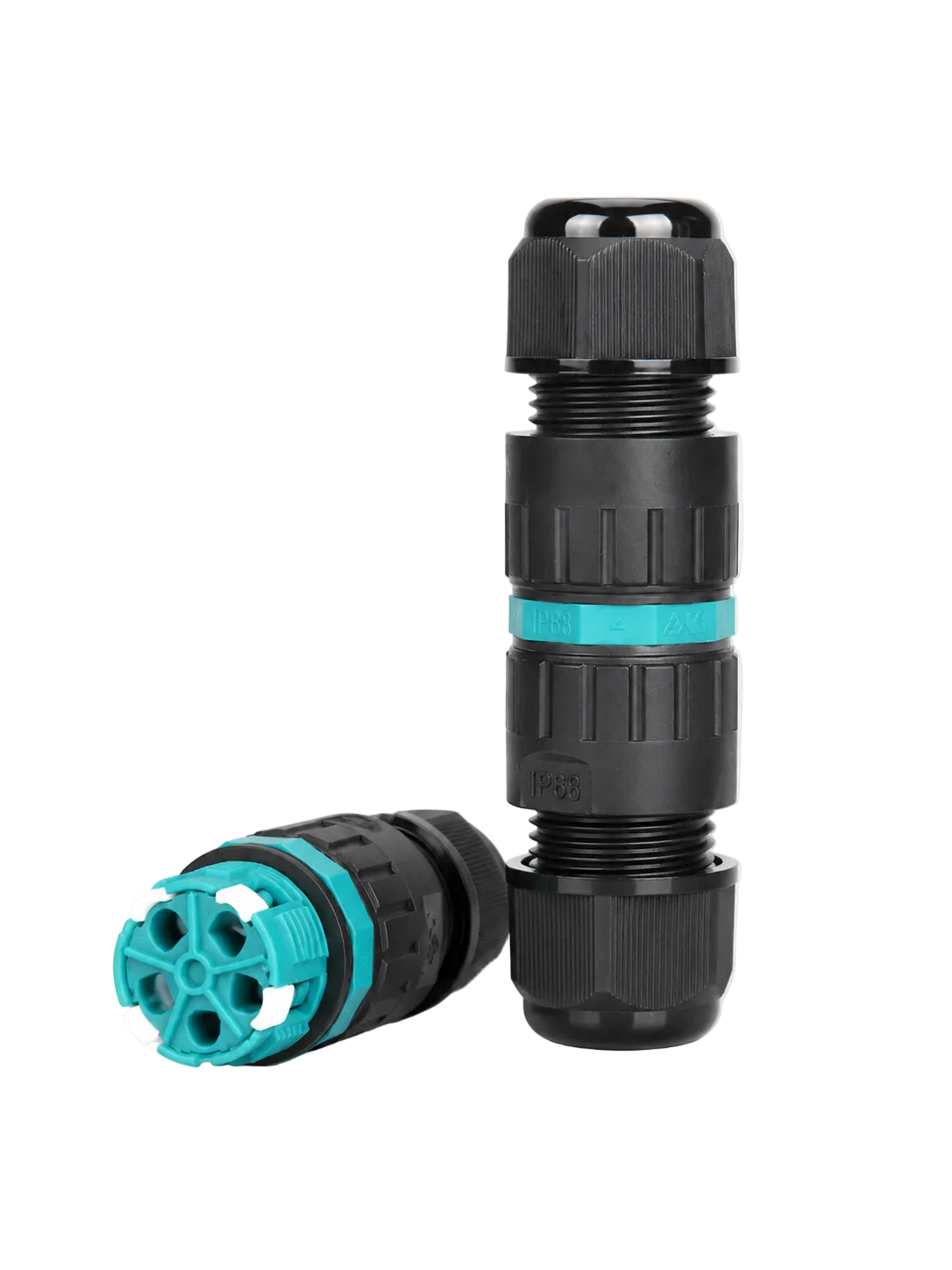 M25 waterproof cable connector in 4 pin and 5 pin options
