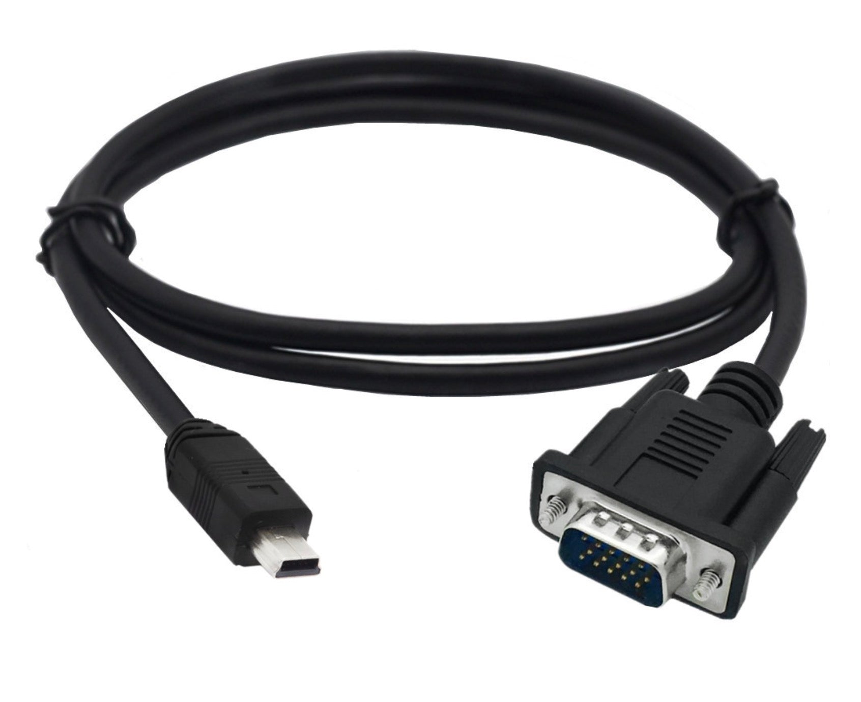 Mini USB 5 Pin male to VGA 15 Pin male video cable 1.5 metre for compatible Mobile EVD and DVD players