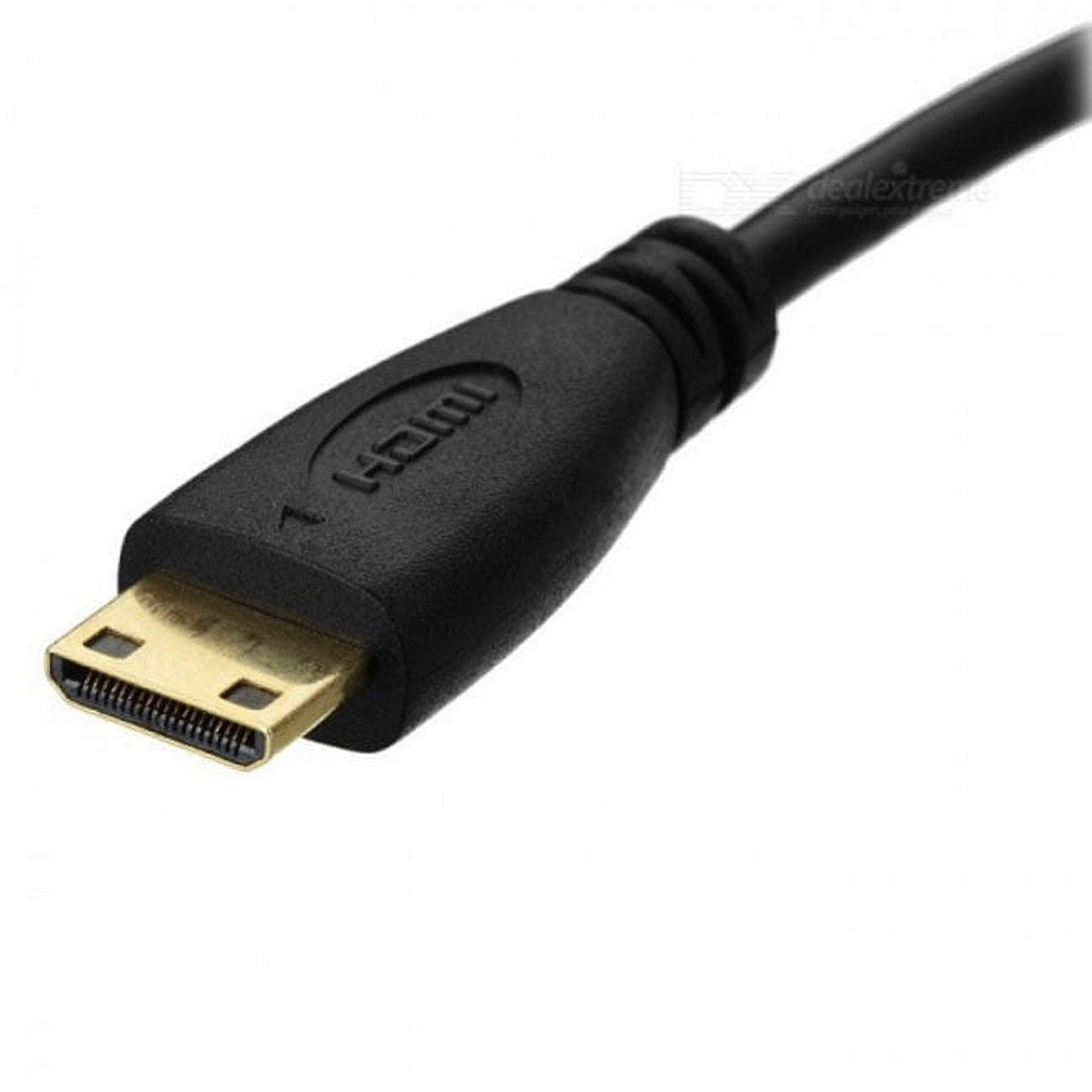 Micro HDMI 1.4 Socket Female to Mini HDMI Male Extension Cable 0.2m
