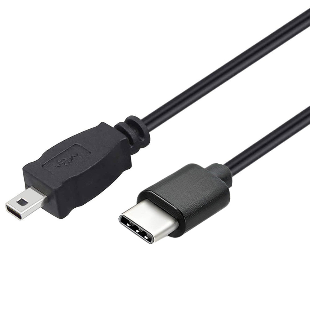USB C to Mini B 8Pin Data OTG Cable Compatible with Nikon Panasonic Cameras