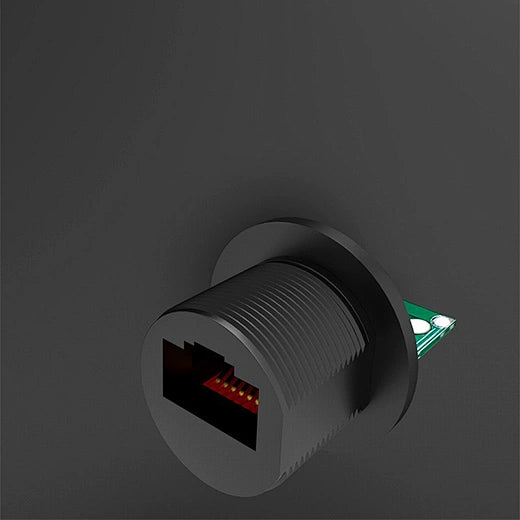 RJ45 IP67 CAT5e Ethernet panel socket