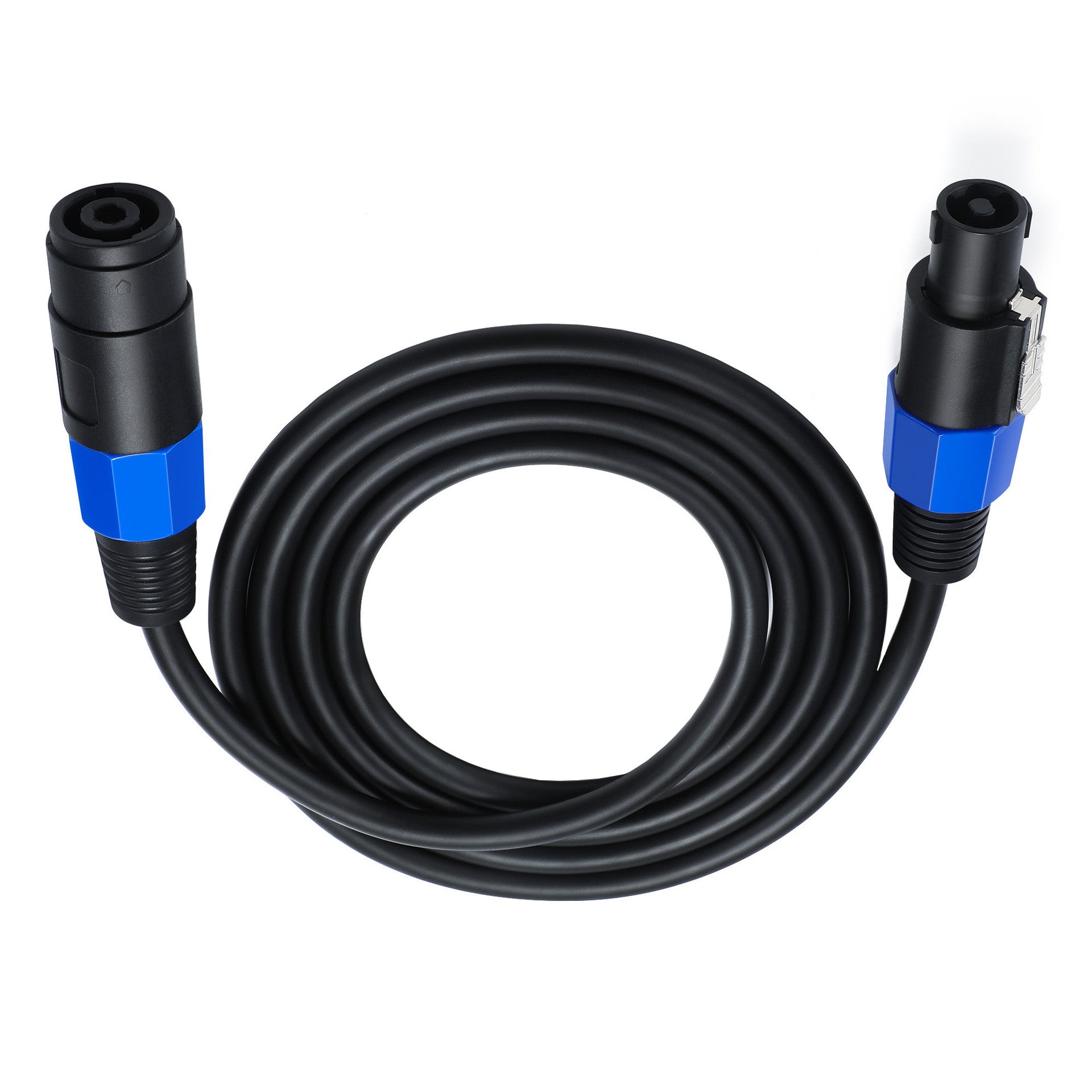 Speaker extension cable with twist lock connectors