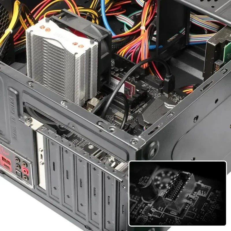 USB 3.1 Type E Front Panel Header Male to USB 3.0 MotherBoard IDC 20Pin Male Cable 0.3m