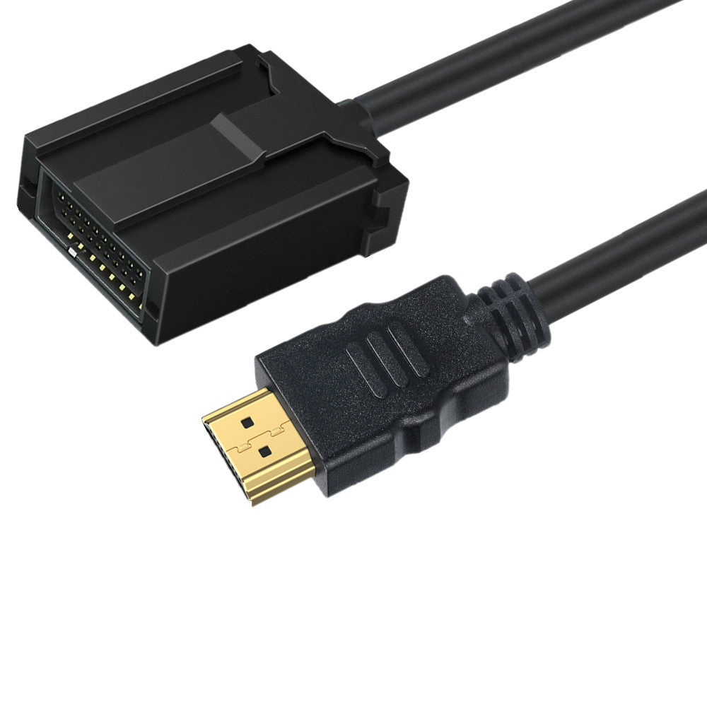 HDMI E Type to HDMI A Type Extension Video Cable for Car Vehicle 1.5m