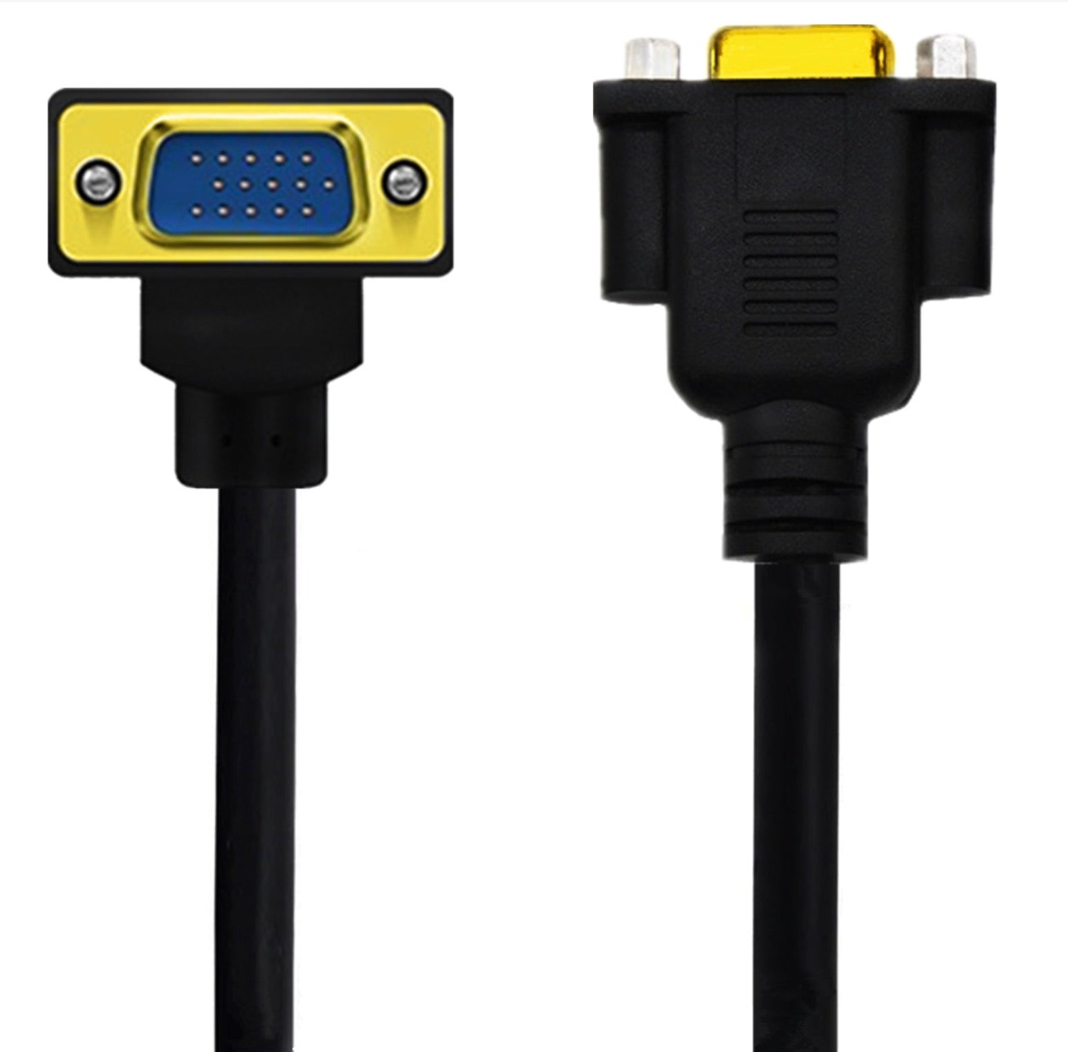 Up angle VGA monitor extension cable for displays and projectors