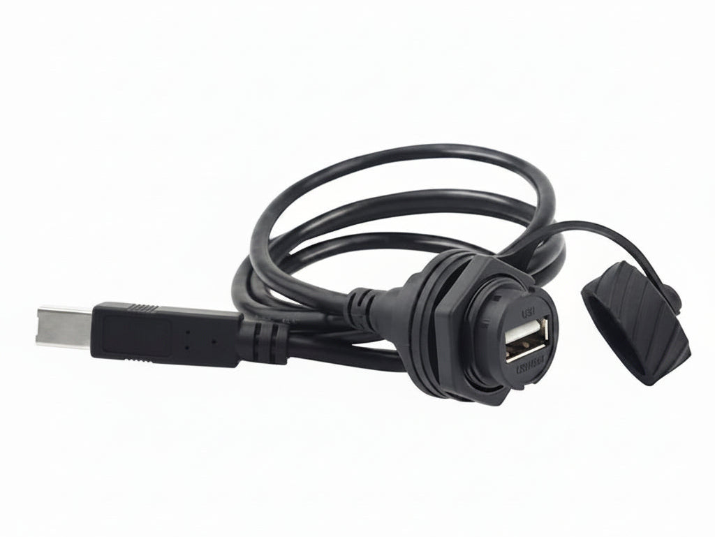 Industrial USB waterproof connector cable
