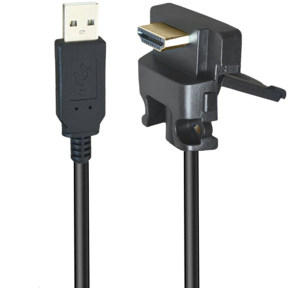USB 2.0 Type A to Ingenico HDTV angled POS data cable 2m