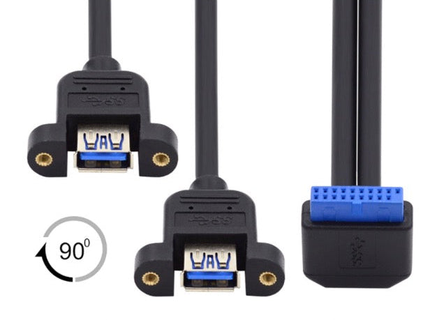 up angle USB 3.0 motherboard header connector