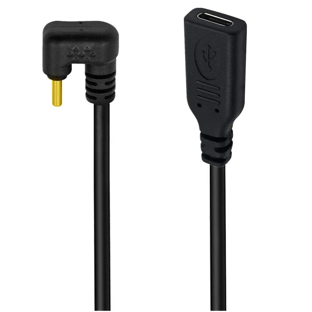 90 degree USB-C extension cable for tight spaces