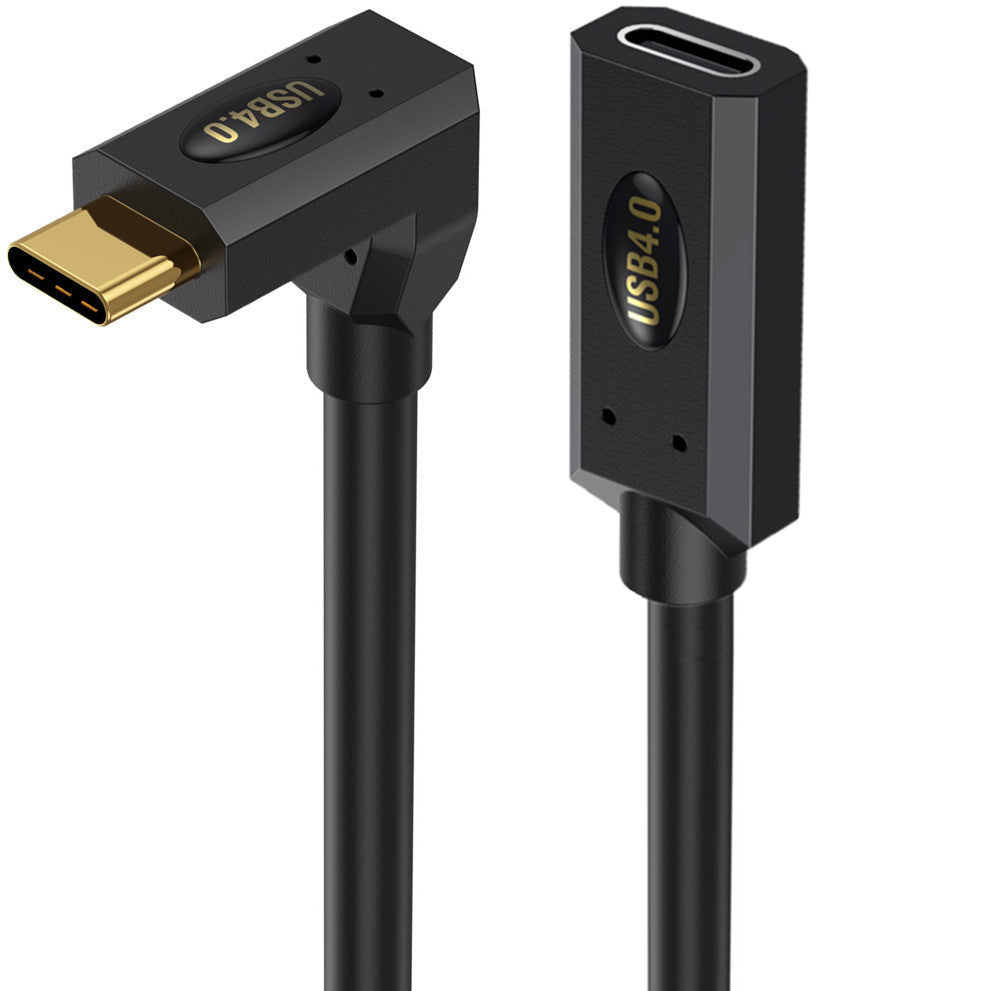 USB-C coiled extension cable for gaming and workstation setups