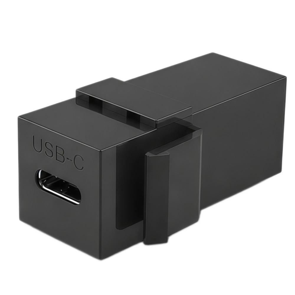 USB-C panel coupler supporting up to 20Gbps data, 240W charging and 8K video