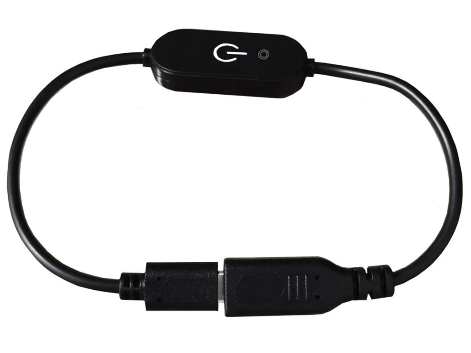 USB C LED dimming controller with touch sensitive brightness adjustment