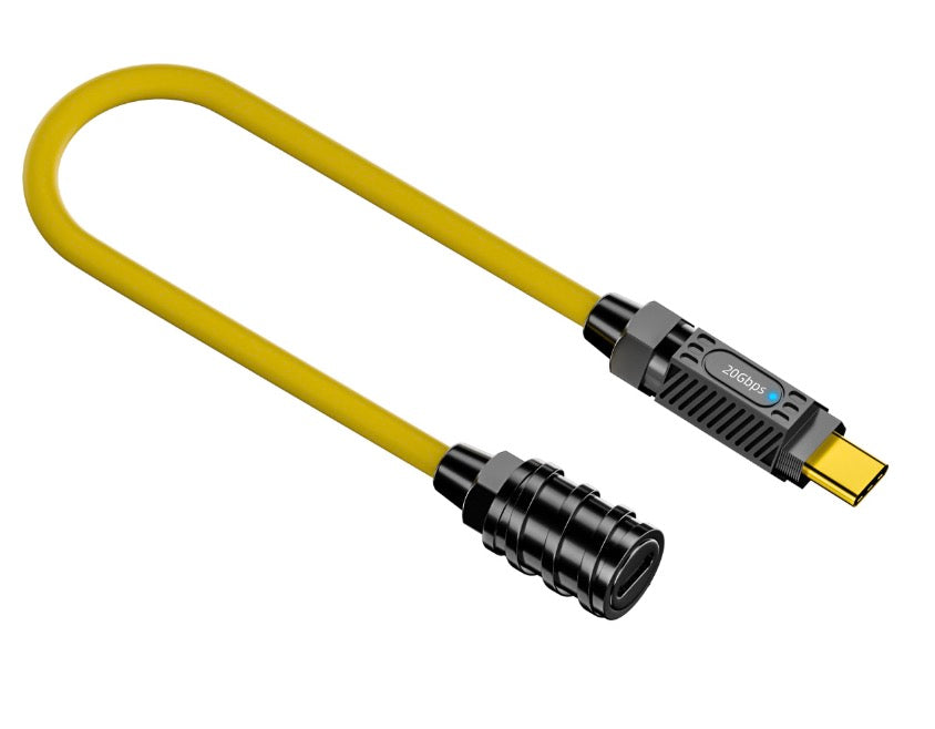 USB C male to female extension cable with 140W charging and 20Gbps data transfer