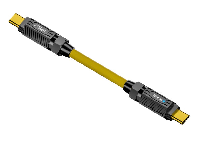 USB C male to male charging cable with 140W power delivery and 20Gbps data transfer