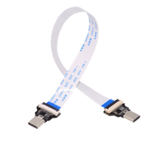 USB-C male to male flat FPC OTG cable