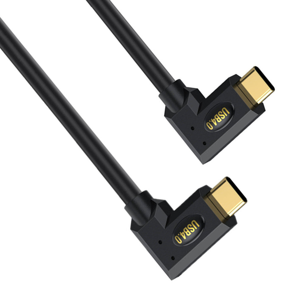 USB-C right angle high speed cable for gaming and workstation setups