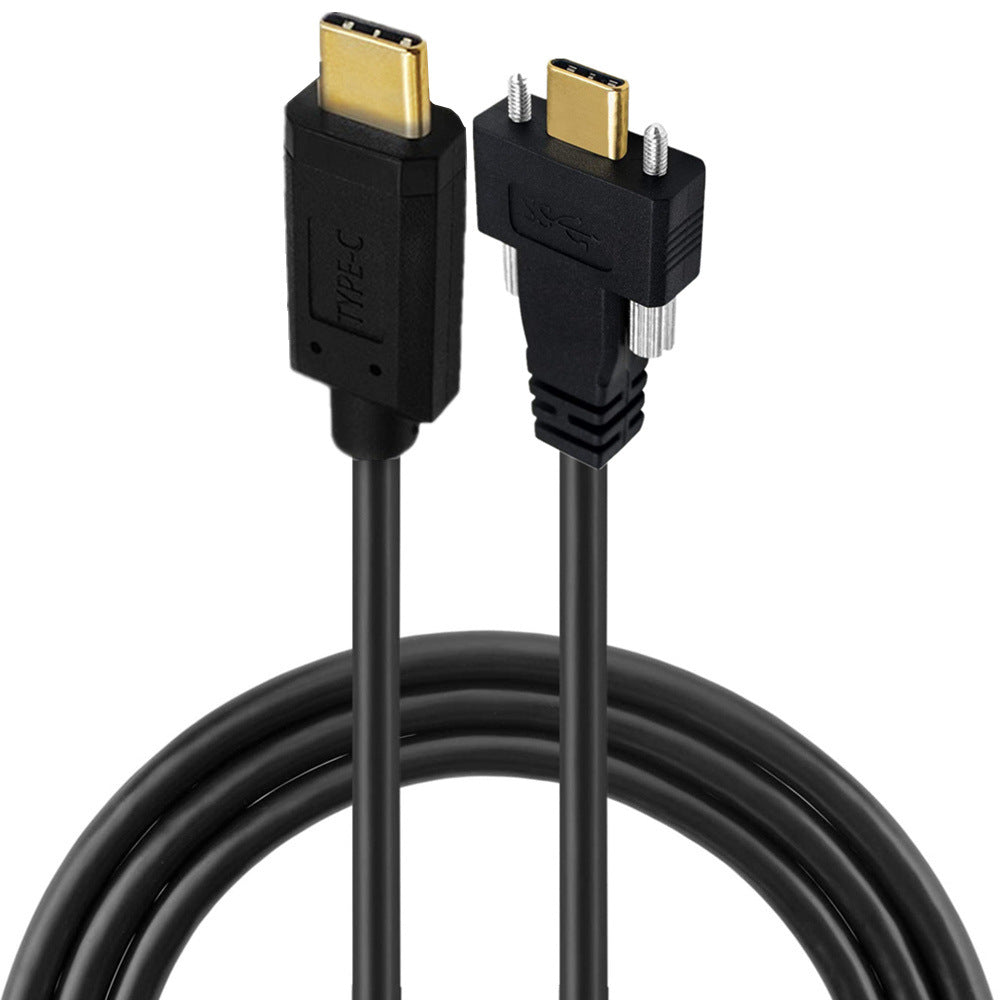 USB C cable supporting 10Gbps data transfer and fast charging