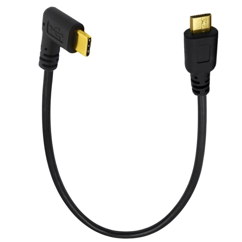 USB-C to Micro USB B 5 pin male cable