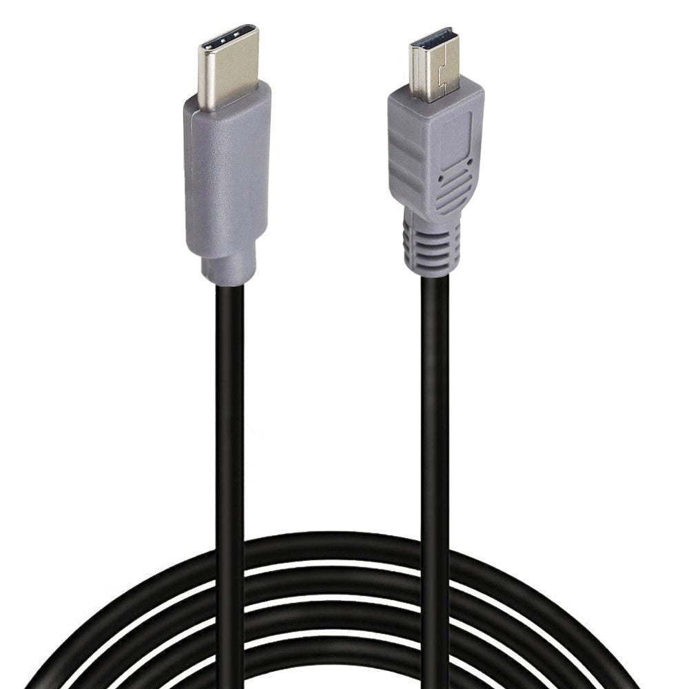USB C male to Mini USB B male OTG data charging cable