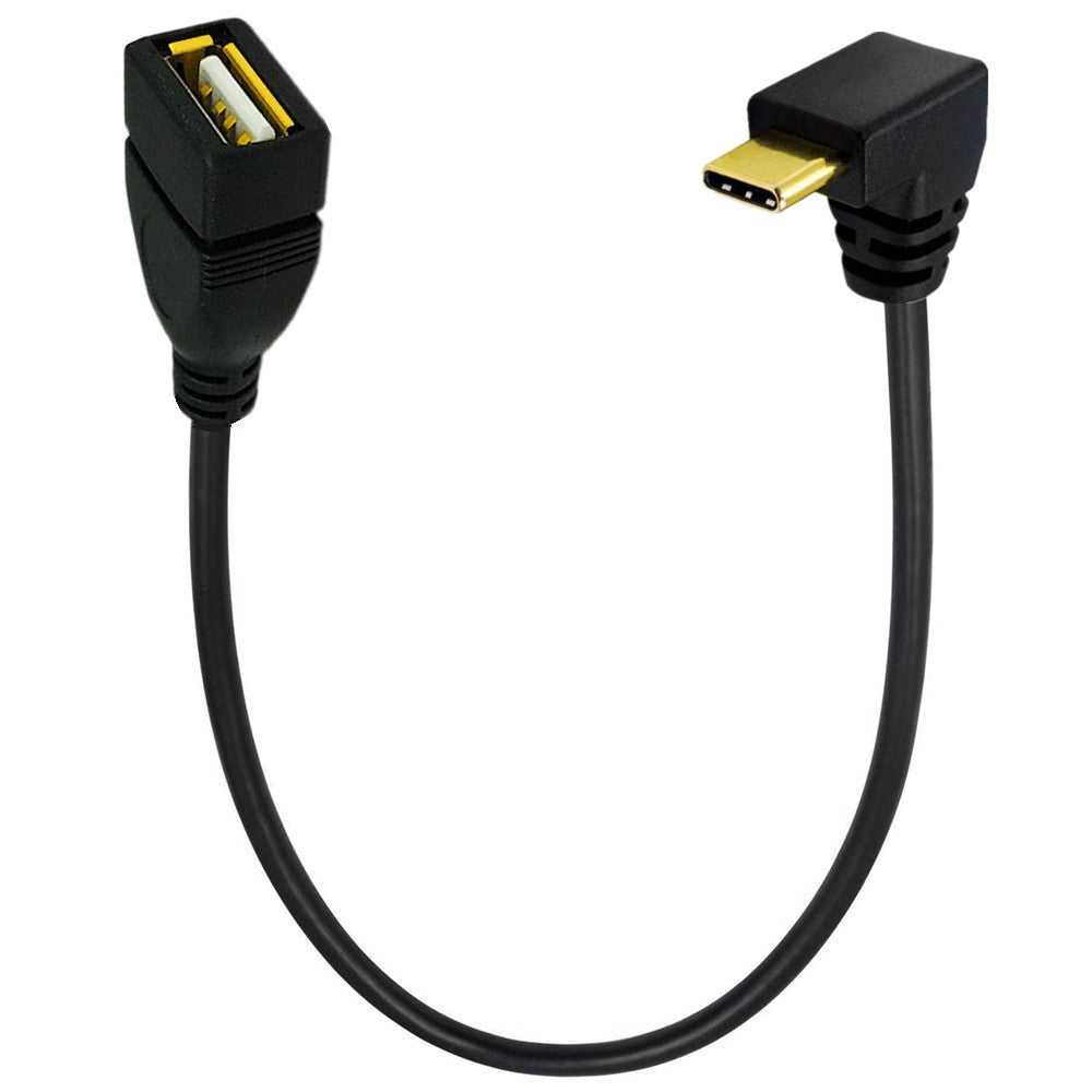 USB-C to USB-A up down angle adapter cable