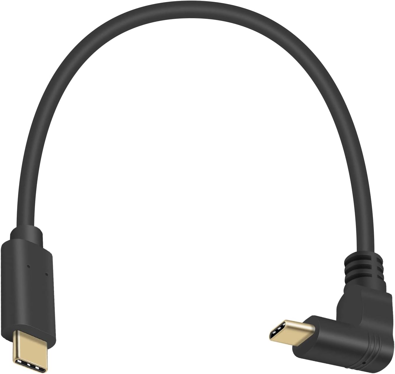 USB-C to USB-C angled up and down cable