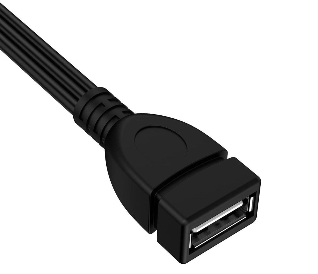 USB female to RCA connection cable for compatible AV devices
