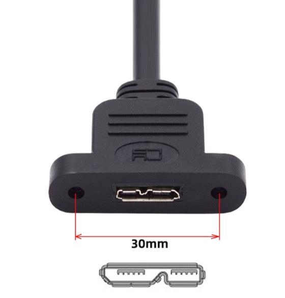 USB Type-A 3.0 connector detail