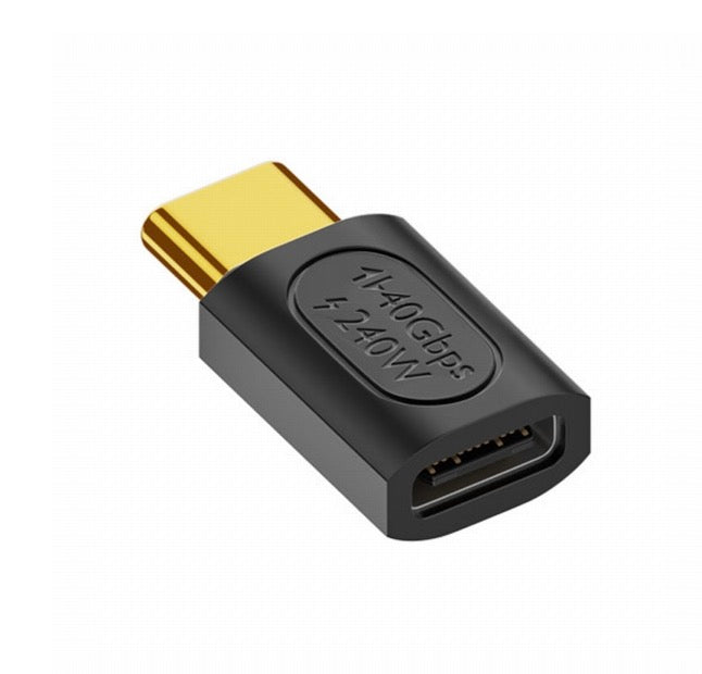 USB4 Type C extension adapter with 40Gbps data transfer capability