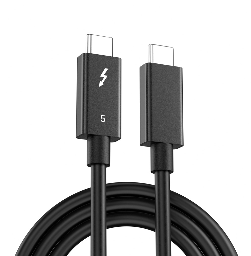 Thunderbolt 5 Full-Function USB-C Cable 120Gbps Data Transfer, 240W Fast Charging, 5K Display Support for Mini PC