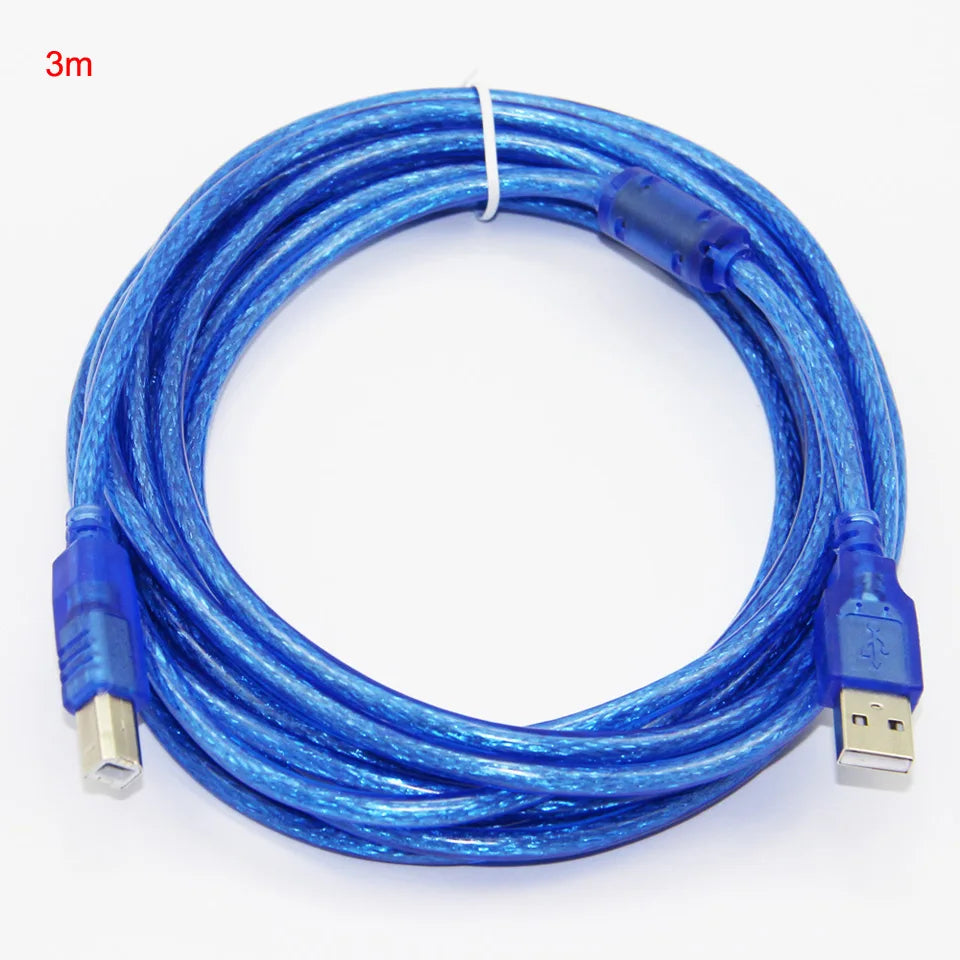 USB 2.0 Type A to Type B Printer Scanner Cable