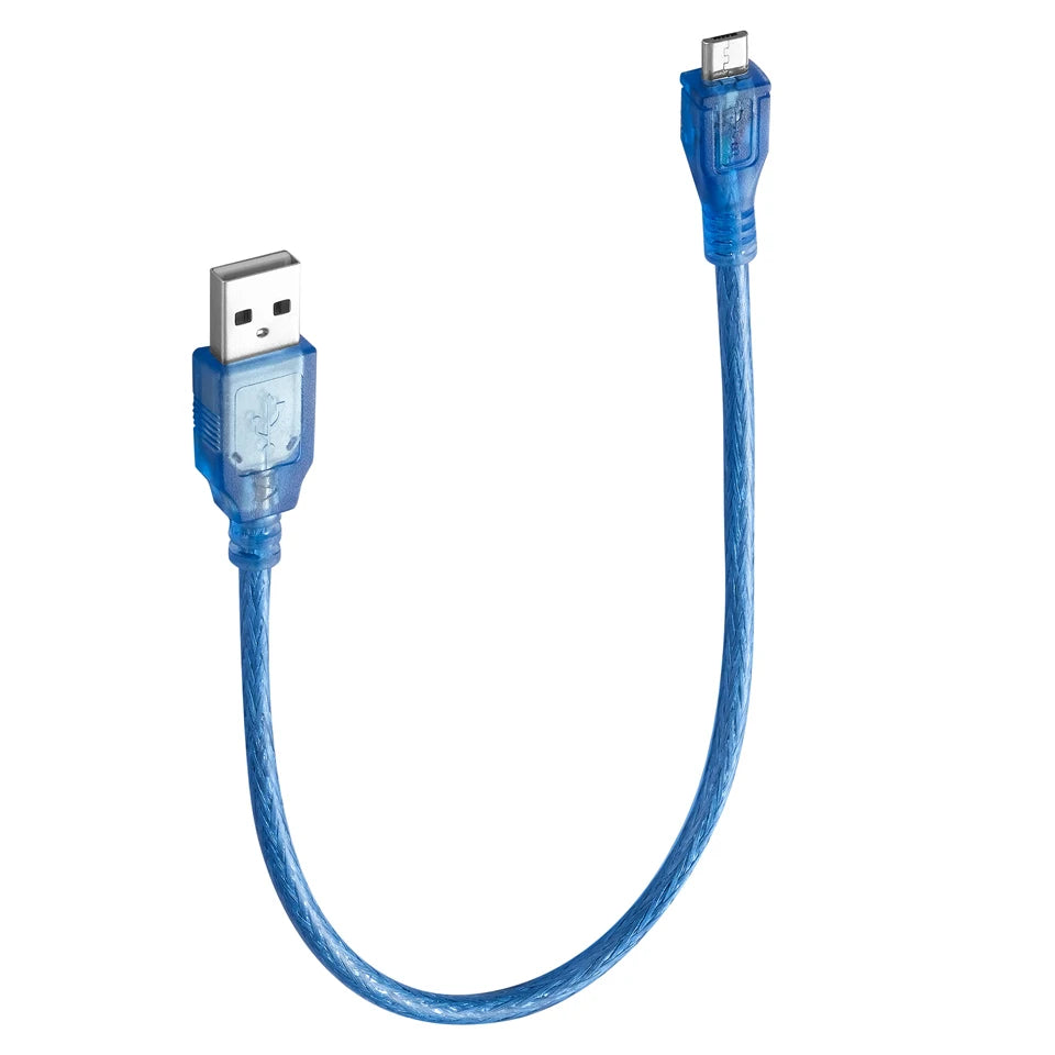 Micro USB B 5Pin Male to USB A Male Data Charging Cable - 0.8m