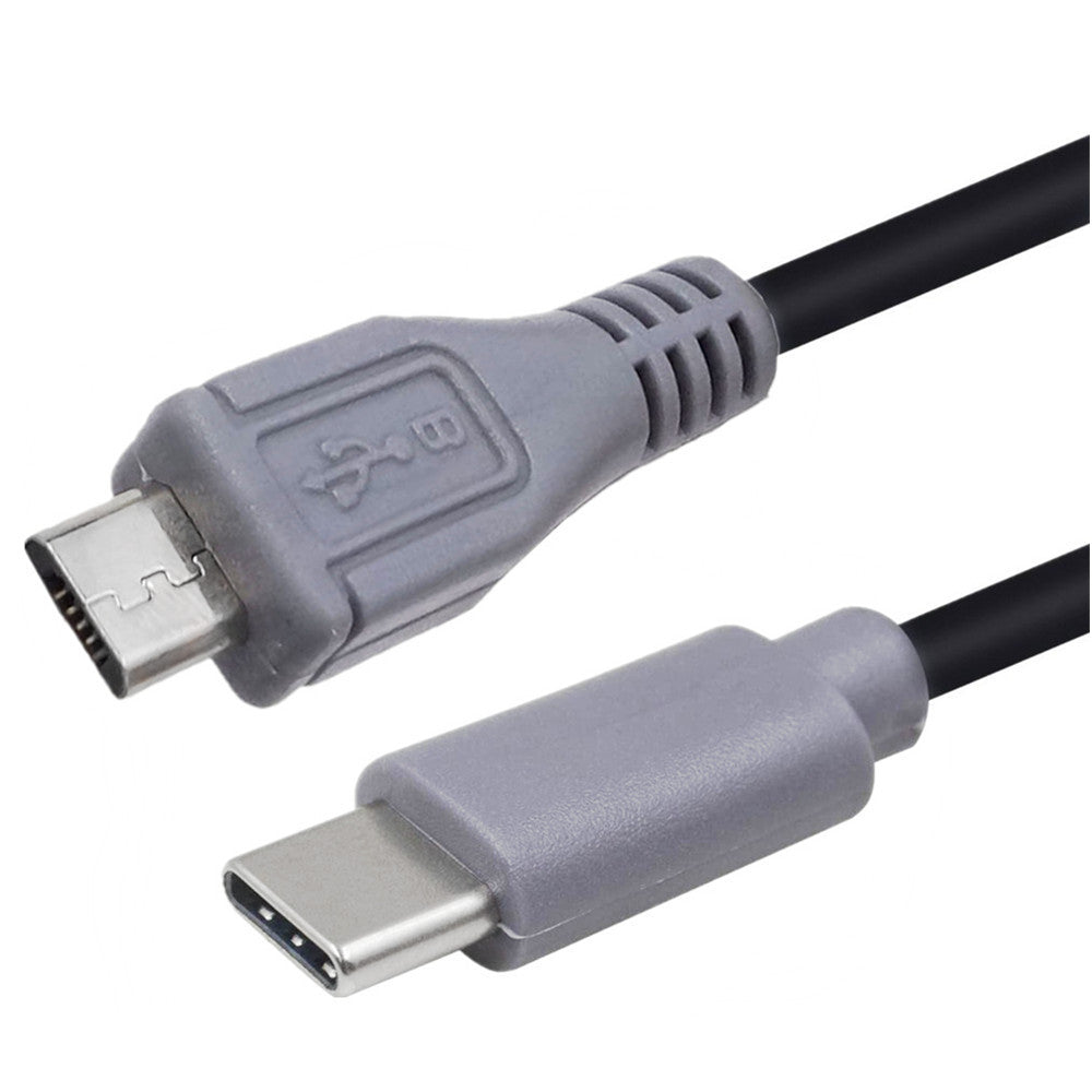 Micro USB 5 Pin Male to USB C Male Data Convertor OTG Cable