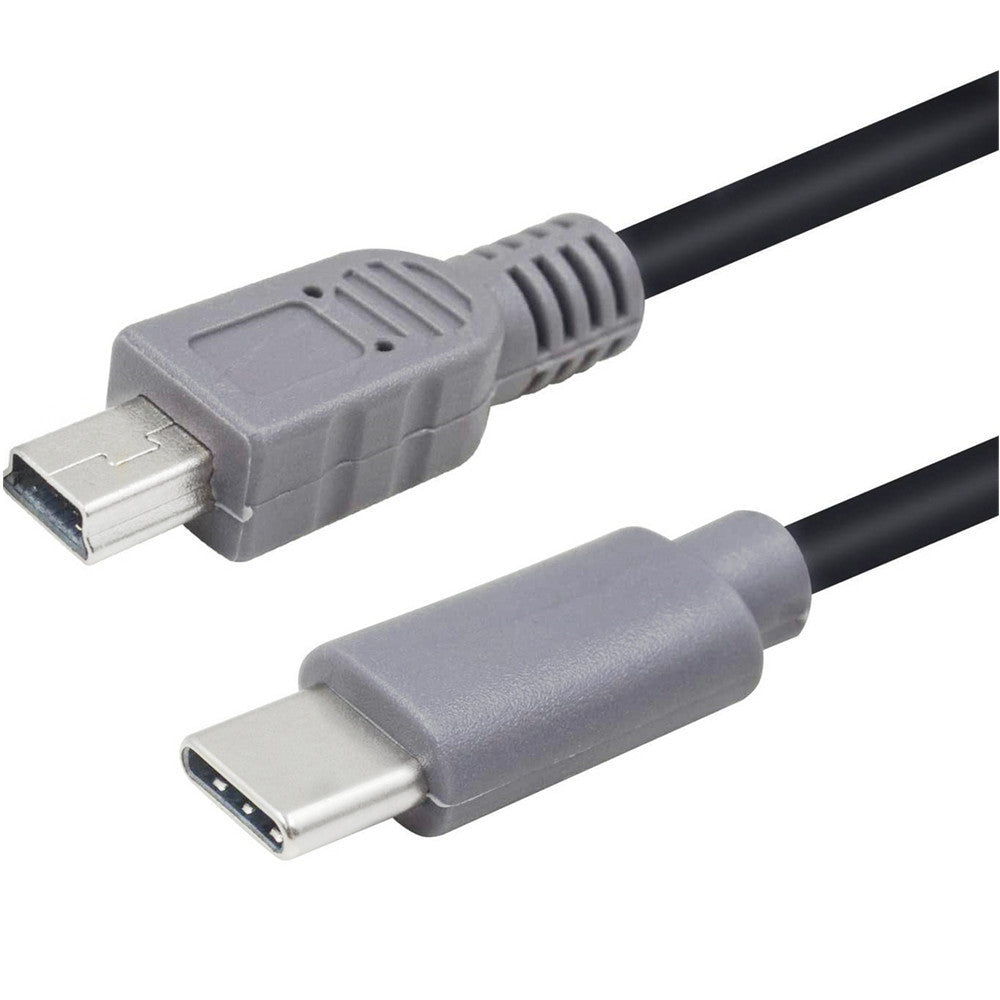 USB C Male to Mini B Male Data Convertor OTG Cable