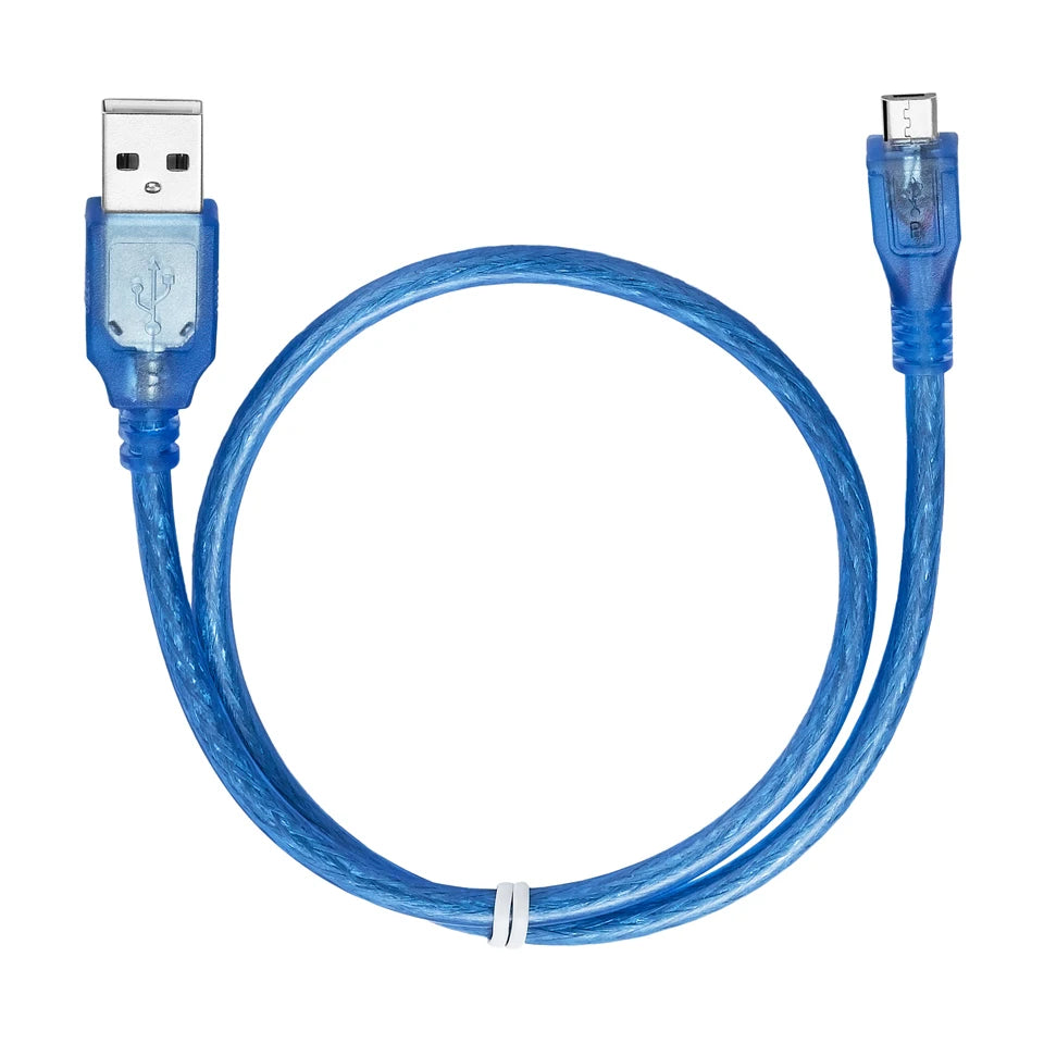 Micro USB B 5Pin Male to USB A Male Data Charging Cable - 0.8m