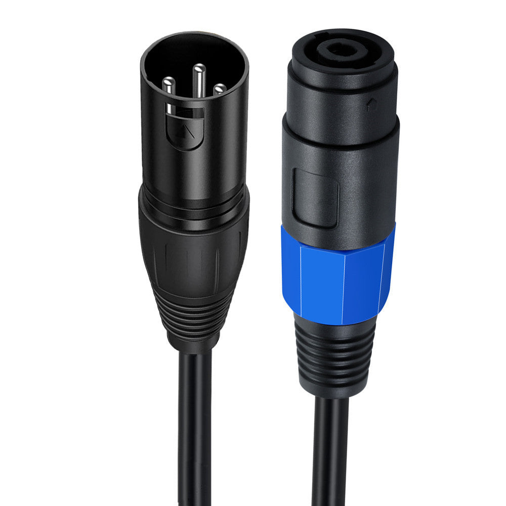 XLR 3 pin male to speaker cable adapter 1.8m