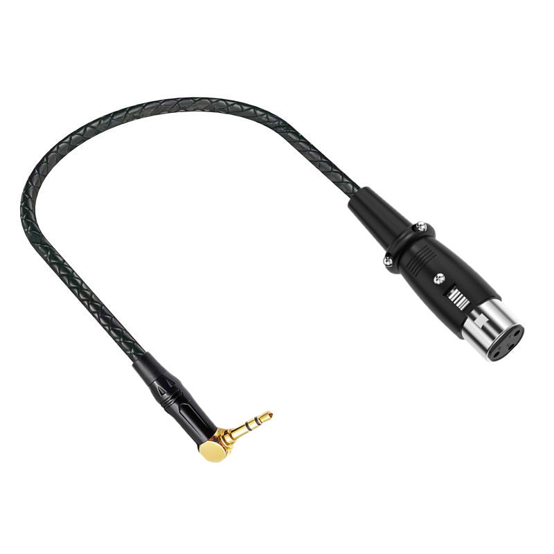 metal XLR female connector for professional audio cable