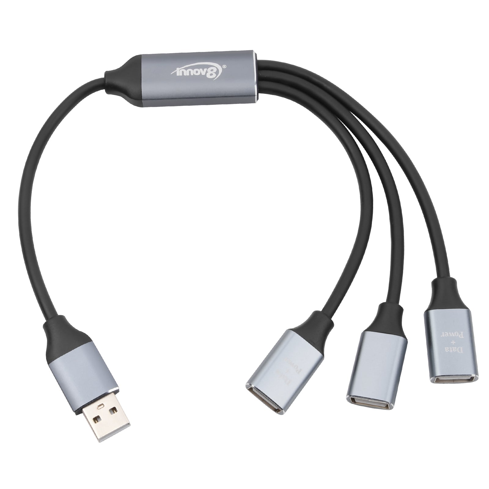 USB 2.0 A Male to 3 x USB 2.0 Female Ports Data Charge Hub Extension Splitter Cable