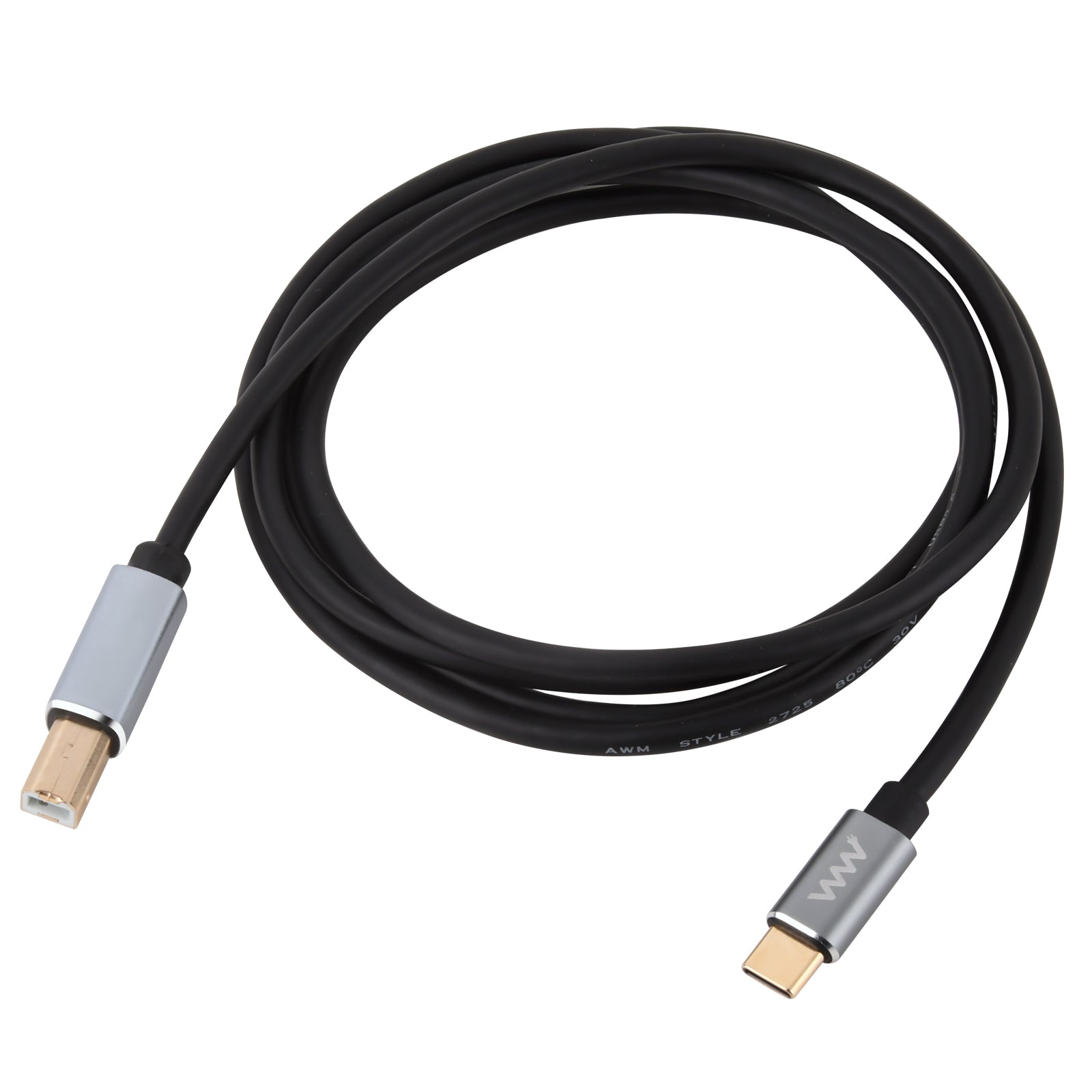 USB Type C to USB 2.0 Type B Male MIDI Interface Printer Scanner Cable 1m / 3m