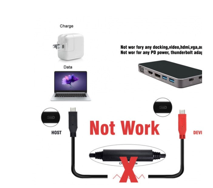 USB-C 5Gbps Gen1 Chipset Repeater Data Cable For Single-Way Transfer 8m