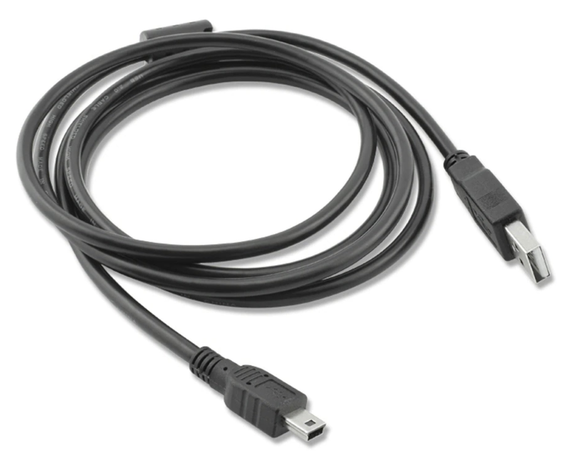 USB 2.0 Type A Male to Mini USB 5 Pin Male Data Charging Cable 1.8m