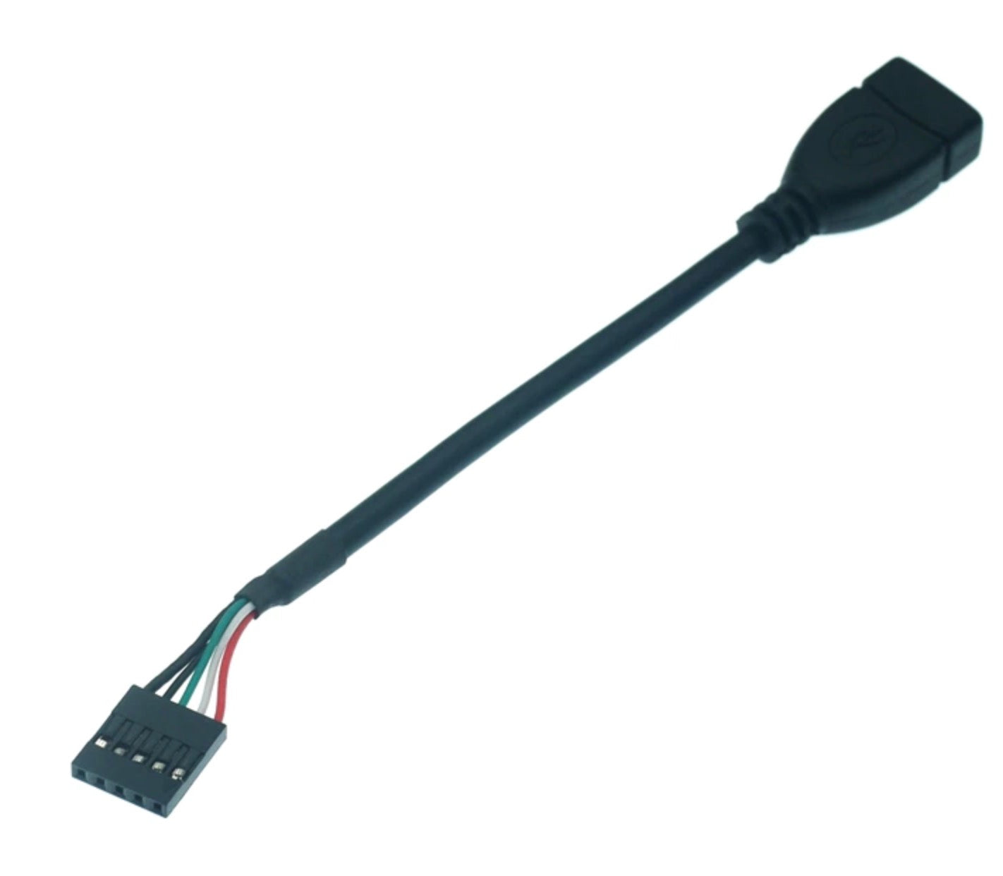 5 Pin Motherboard Female Header to USB 2.0 Female Dupont Cable