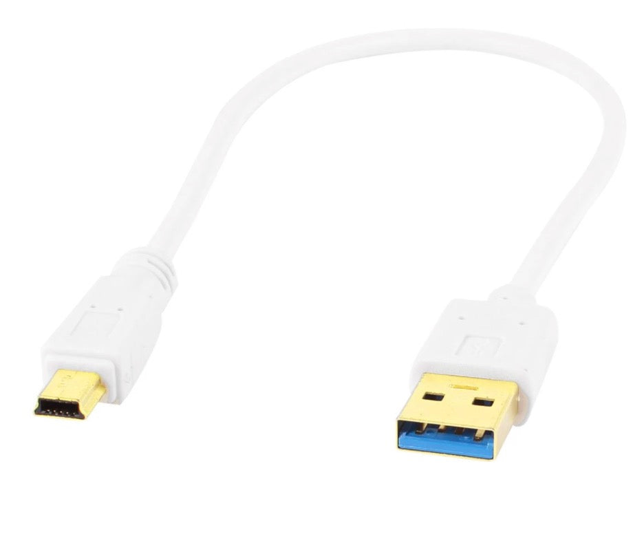 Ultra Slim USB 3.0 Type A Male to 10 Pin Mini USB Cable 0.3m