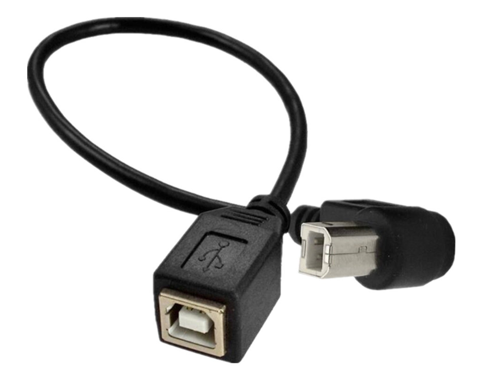 USB 2.0 Type B Male to Female Printer Extension Cable 0.25m
