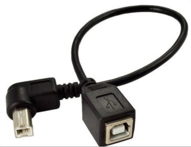 usb b connector close up