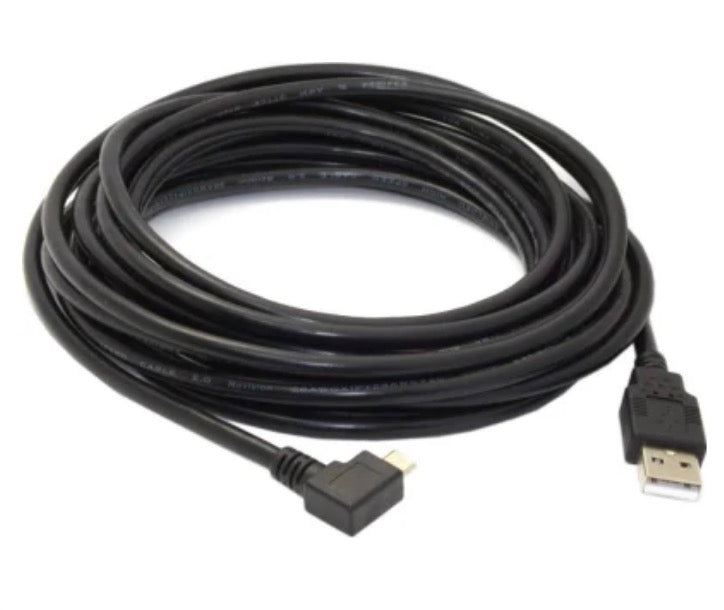 Micro 5 Pin USB Male to USB 2.0 Type A Data Charge Cable 5m