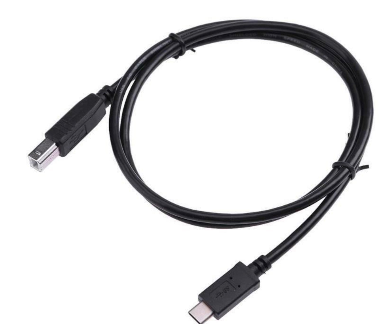USB 3.1 Type C Male to USB 2.0 B Type Male Printer Scanner Cable