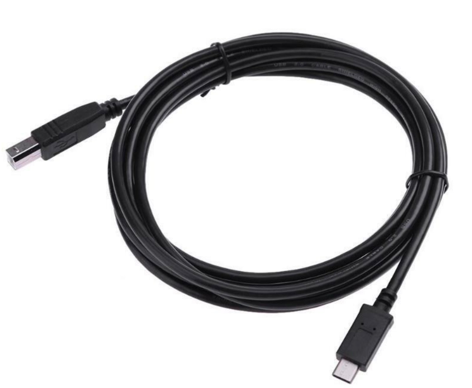 USB 3.1 Type C Male to USB 2.0 B Type Male Printer Scanner Cable